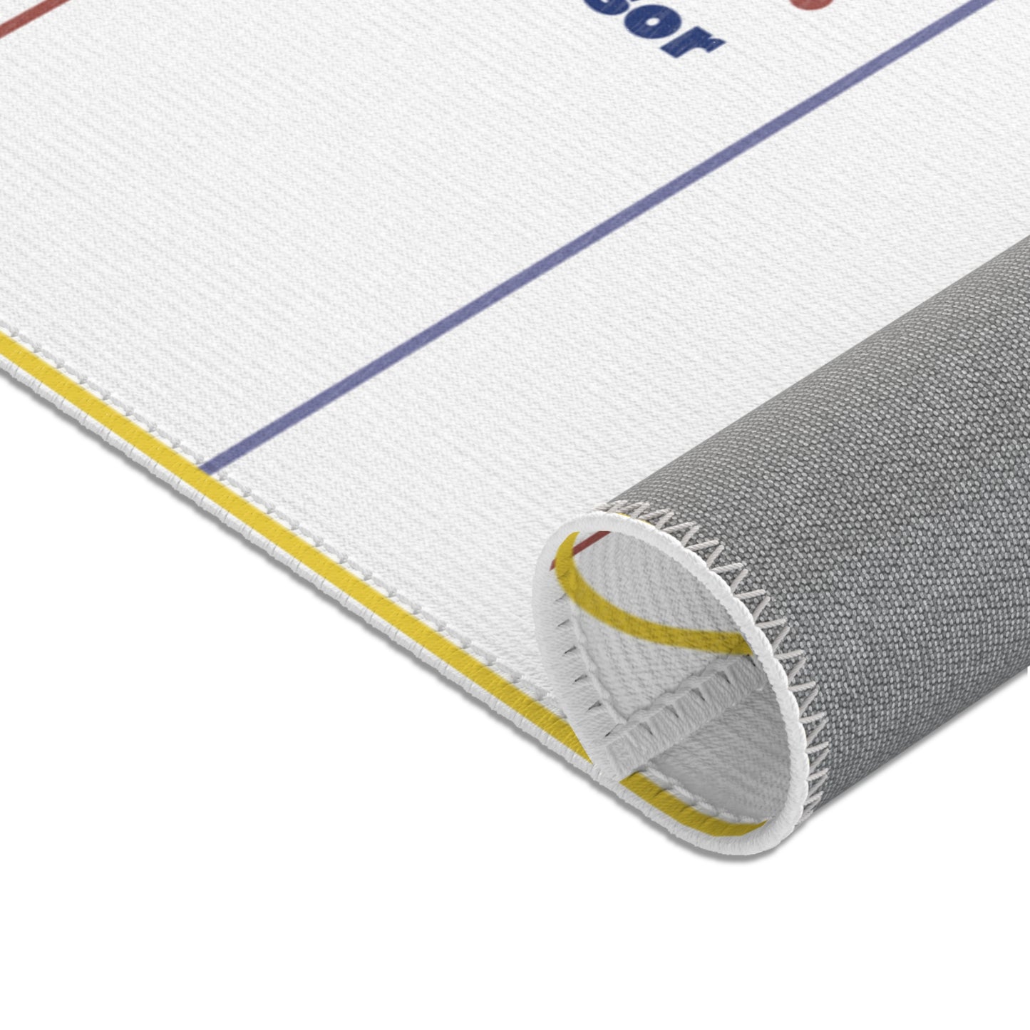 Custom Ice Hockey Floor Rug