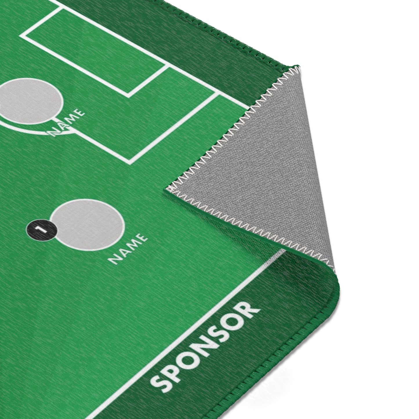 Custom Soccer Field Floor Rug