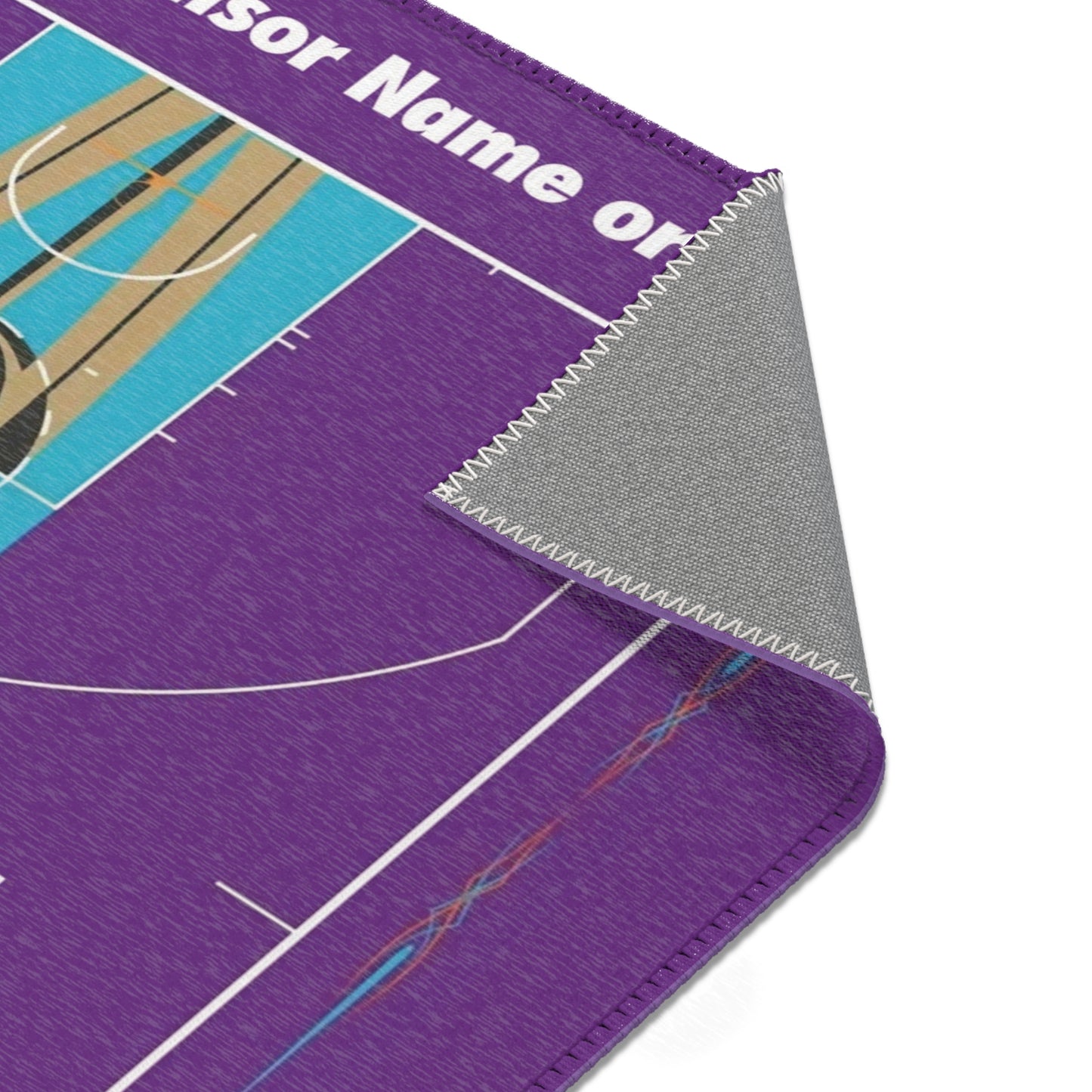 Custom Pro Team Basketball Court Floor Rug
