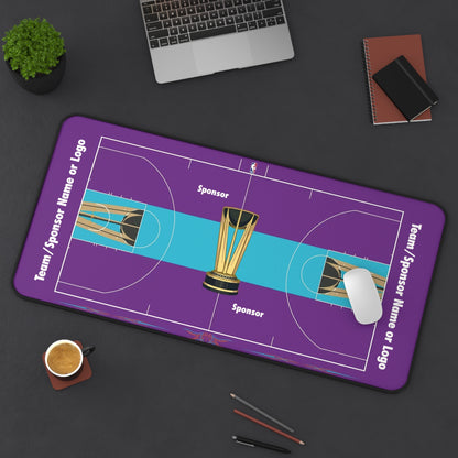 Custom Pro Team Basketball Court Deskmat