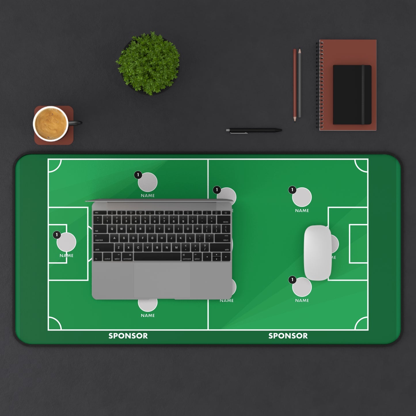 Custom Soccer Field Deskmat