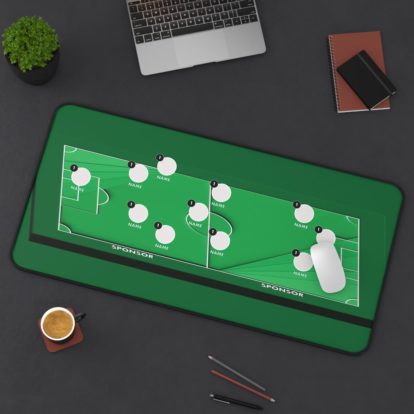 Custom 3D Soccer Field Deskmat
